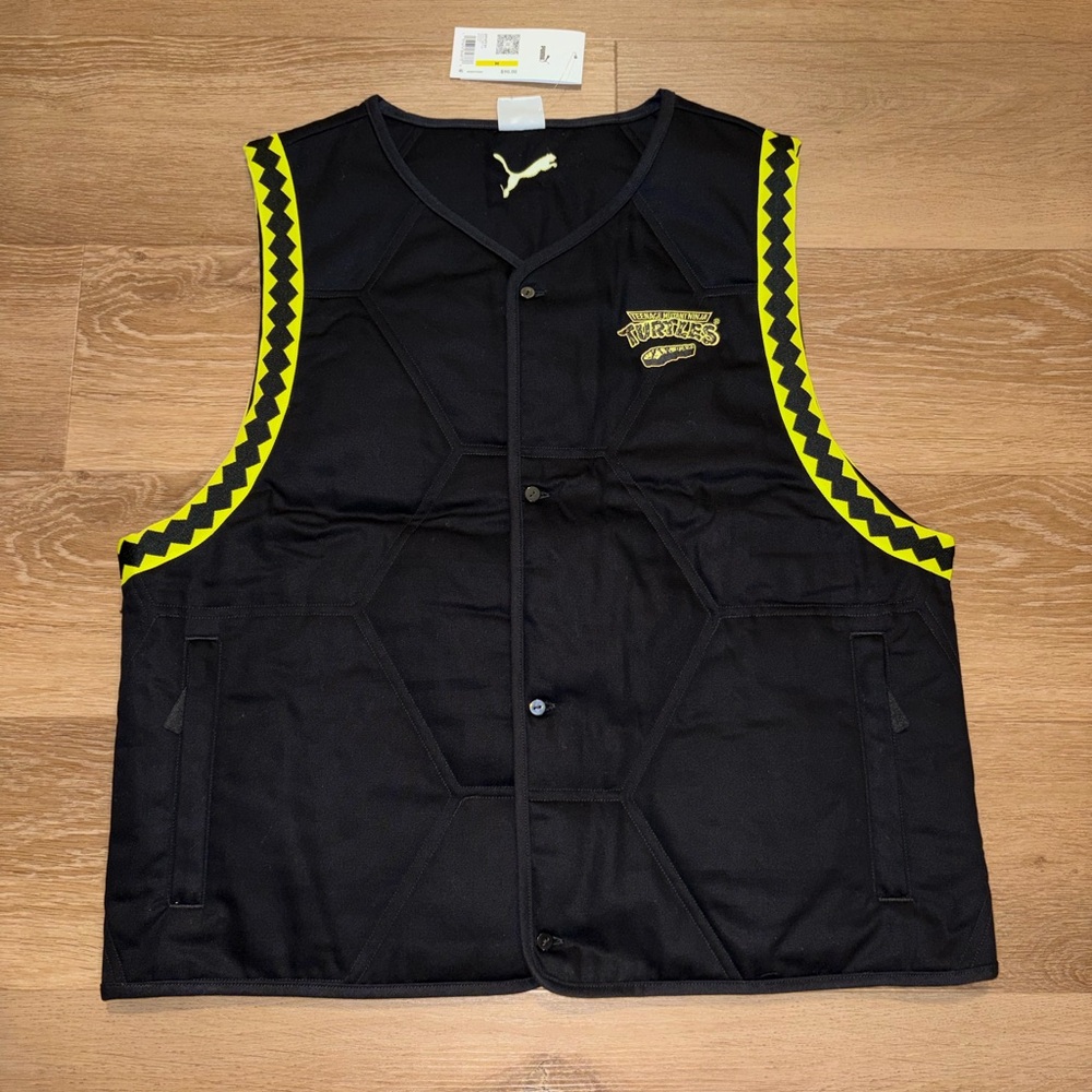 Puma Hoops x TMNT Teenage Mutant Ninja Turtles Vest Mens Size Medium 631677 01